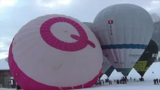 Le journal télévisé du Festival International des Ballons à air chaud de Château d'Oex - mardi 29 janvier.