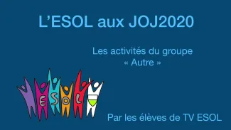 Reportage JOJ du lundi 13 janvier 2020 - Interview du groupe "autres activités" - David Pichard