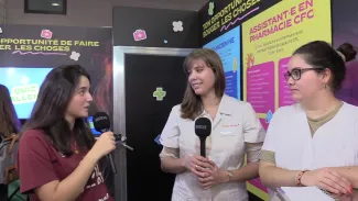 Reportage vidéo réalisé au salon : mardi 15.11.2022
