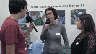 Reportage vidéo réalisé au salon : mercredi  16.11.2022