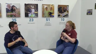 Reportage vidéo réalisé au salon : mercredi 16.11.2022