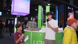 Reportage vidéo réalisé au salon : vendredi 18.11.2022