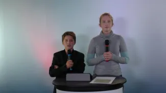 Téléjournal de la semaine du goût 1 - Présenté par Cydney et Tiago 