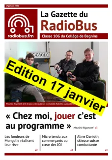 La Gazette du RadioBus : 17 janvier 2020