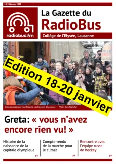 La Gazette du RadioBus : 18 - 20 janvier 2020