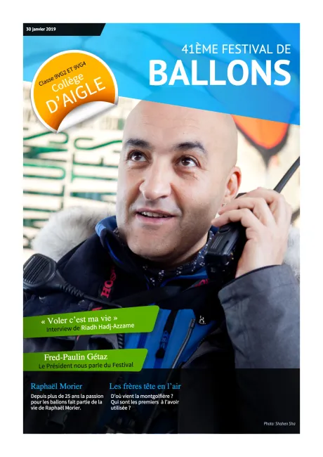 Gazette du Festival des Ballons - 30 janvier 2019