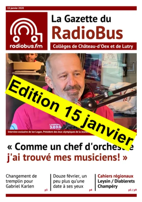  La Gazette du RadioBus : 15 janvier 2020
