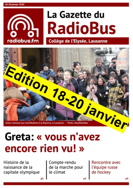 La Gazette du RadioBus : 18 - 20 janvier 2020
