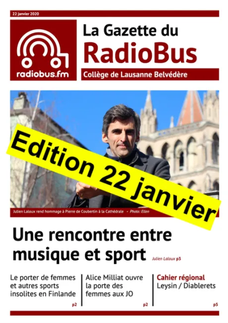  La Gazette du RadioBus : 22 janvier 2020