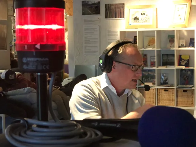 Radio Ballons à L'Espace Ballon, Monsieur Didier Morier pour Télé Château-d'Oex