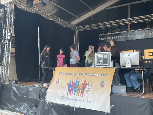Camp de ski FVJC - Interview Delphine Oguey 