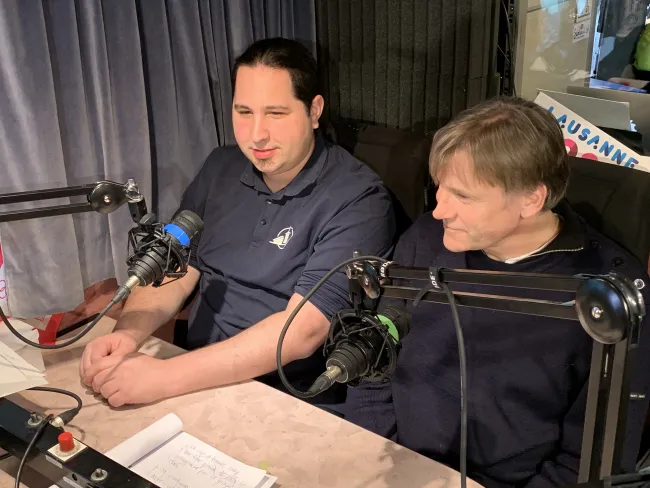 Radio Ballons, interview de Vincent Bourquin et Damien Goetschi à propos du simulateur de la HEIA de Fribourg